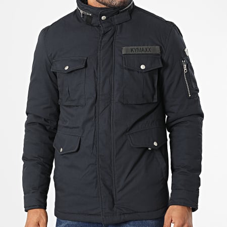 Kymaxx - Veste Zippée 252 Bleu Marine