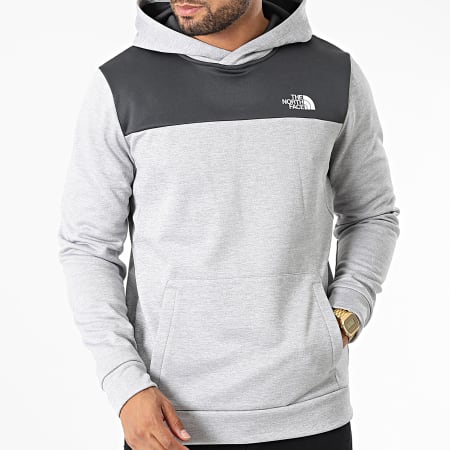 The North Face - Sweat Capuche Reaxion A7ZA8 Gris Chiné