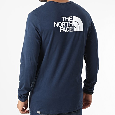 The North Face - Tee Shirt Manches Longues NF0A2TX1 Bleu Marine