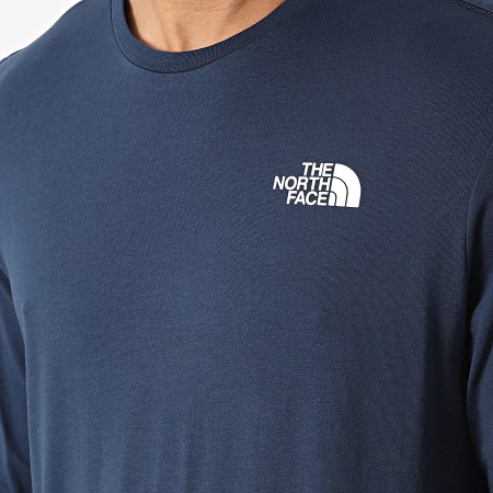 The North Face - Tee Shirt Manches Longues NF0A2TX1 Bleu Marine