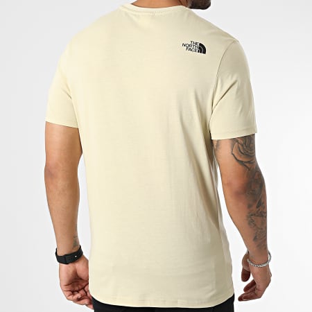 Tee Shirt Simple Dome A2TX5 Beige 