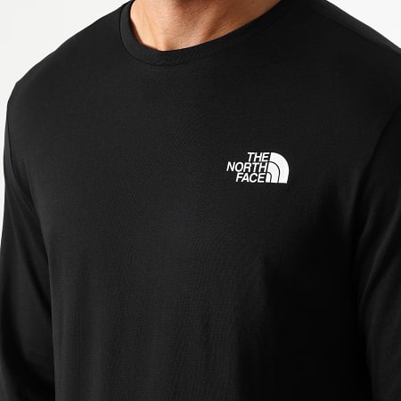 The North Face - Camiseta Manga Larga Simple Cúpula A3L3B Negro