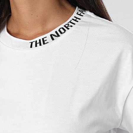 The North Face - Tee Shirt Crop Femme Zumu Blanc