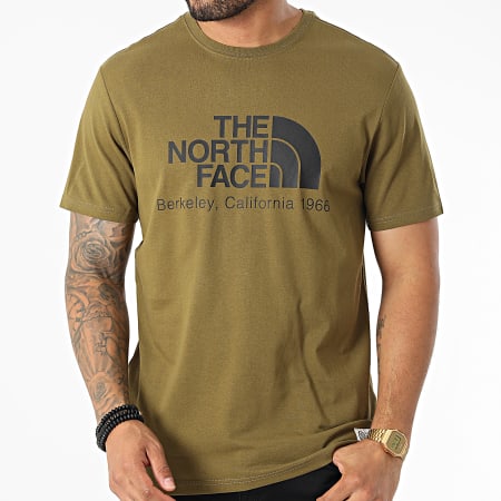 The North Face - Tee Shirt Berkeley California A55GE Vert Kaki