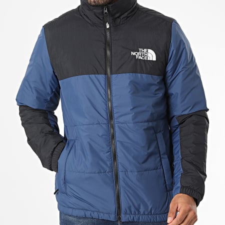 The north face doudoune bleu et noir clearance