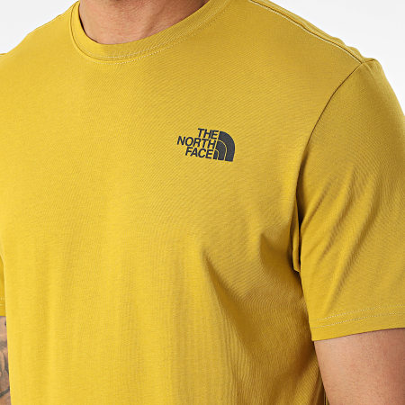 The North Face - Tee Shirt Red Box NF0A2TX2 Jaune Moutarde
