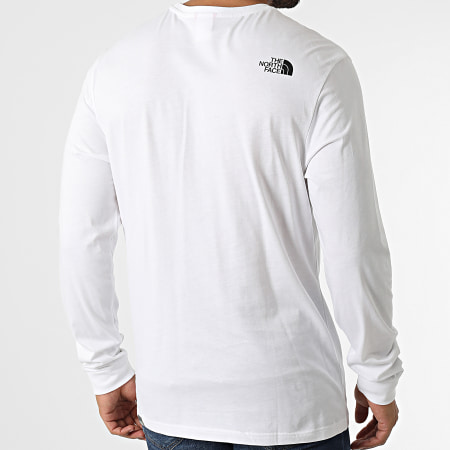 The North Face - Maglietta a maniche lunghe Simple Dome A3L3B Bianco