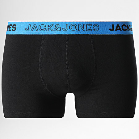 Jack And Jones - Lot De 5 Boxers Neon Noir Rose Bleu Roi