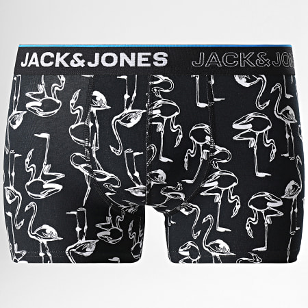 Jack And Jones - Lot De 5 Boxers Neon Noir Rose Bleu Roi