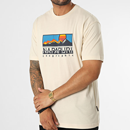 Napapijri - Camiseta Freestyle A4GM4 Beige