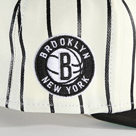 New Era - Casquette Snapback 9Fifty City Arch Brooklyn Nets Beige