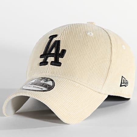 New Era - Gorra ajustada 39Thirty Corduroy Los Angeles Dodgers Beige
