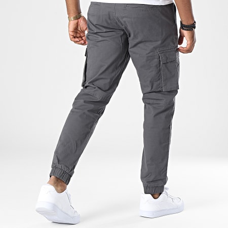Only And Sons - Pantalon Cargo Stage Gris Anthracite
