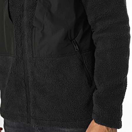 Only And Sons - Chaqueta Sherpa Zip Villads Negra