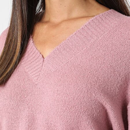 Only - Pull Crop Femme Moss Rose