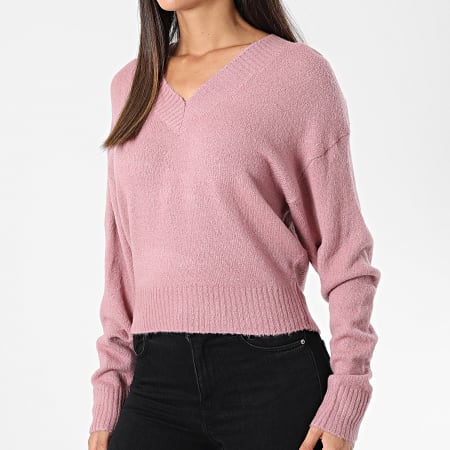 Only - Maglione donna Moss Pink Crop