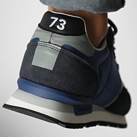 Pepe Jeans - Sneakers Britt Uomo Stampa PMS30852 Navy