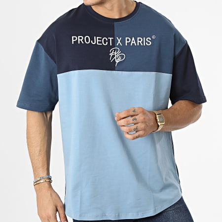 Project X Paris T-Shirt Uomo - Maglietta Maniche Corte Con Logo Ricamato - Grigio Chiaro, Taglia XS - 2