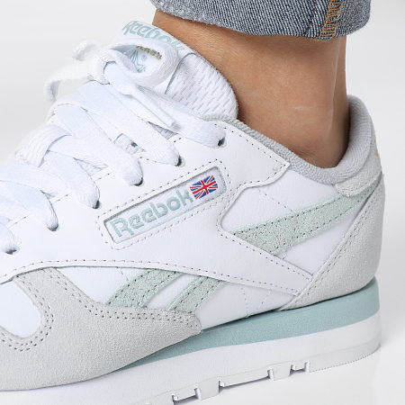 Reebok - Sneakers Classic Leather Donna GW3801 Footwear White Seaside Grey Cold Grey