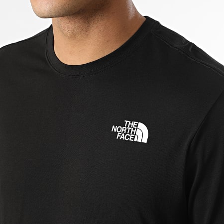 The North Face - Tee Shirt Manches Longues Red Box A493L Noir