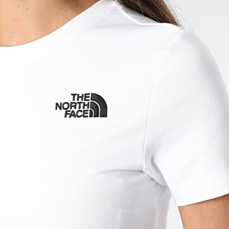 The North Face - Camiseta de tirantes para mujer A55AO Blanca