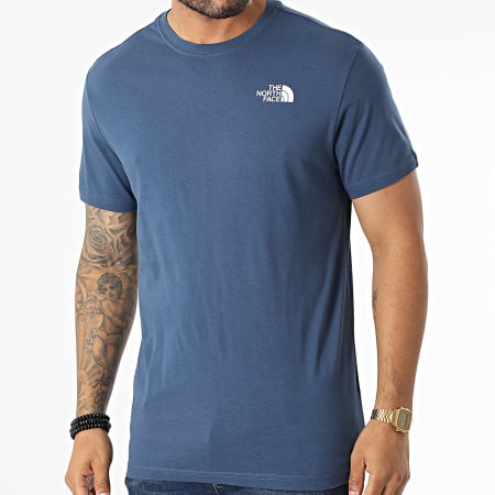 The North Face - Camiseta Caja Roja Cel A7X1K Azul Marino