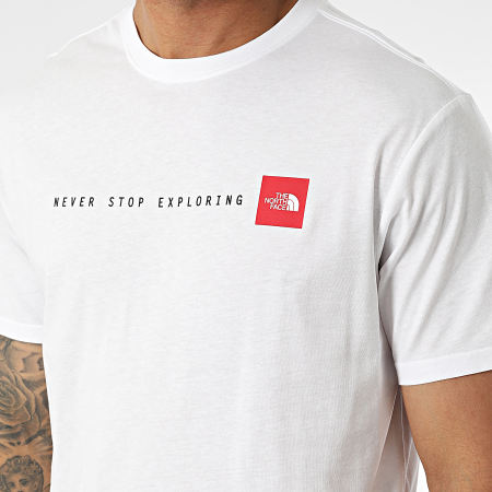 The North Face - Nooit stoppen met ontdekken T-shirt A7X1M Wit