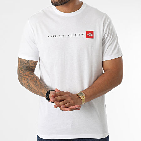 The North Face - Tee Shirt Never Stop Exploring A7X1M Blanc