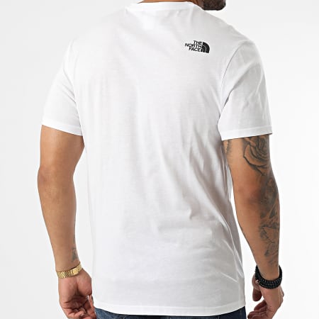 The North Face - Nooit stoppen met ontdekken T-shirt A7X1M Wit