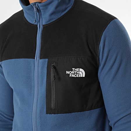 The North Face - HS Giacca in pile con zip A55HL blu navy
