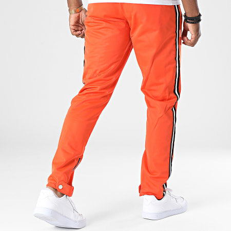 Ikao - LL677 Pantalones de chándal con banda naranja