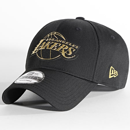 New Era - 9Forty Cappello con logo Los Angeles Lakers in foil nero