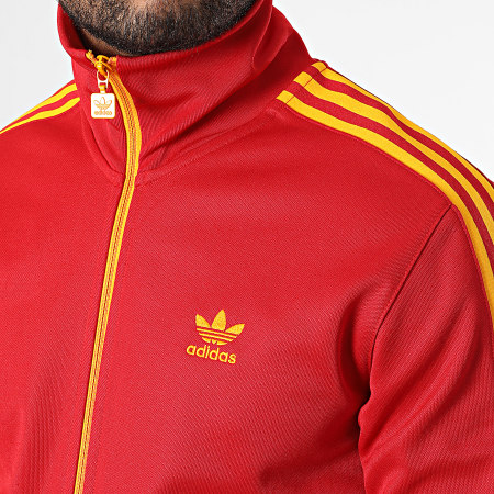 Adidas Originals - FB Nations HK7407 Giacca con zip a righe rosse