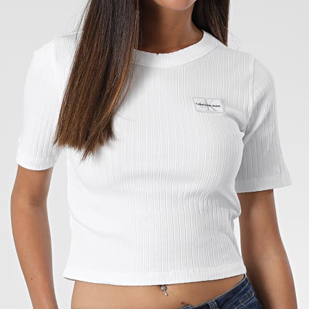 Calvin Klein - Camiseta de tirantes para mujer 9895 Blanco
