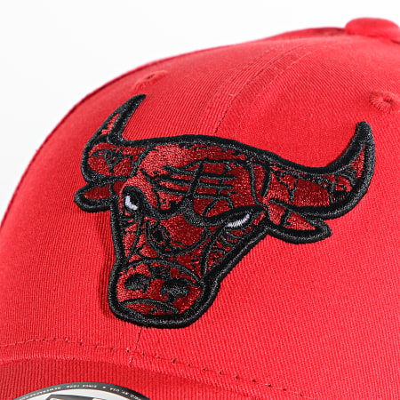New Era - Gorra 9Forty Marble Infill Rojo Chicago Bulls