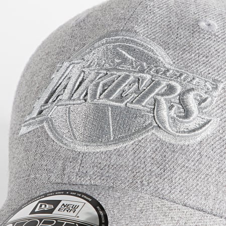 New Era - Casquette Trucker 9Forty Home Field Los Angeles Lakers Gris Chiné