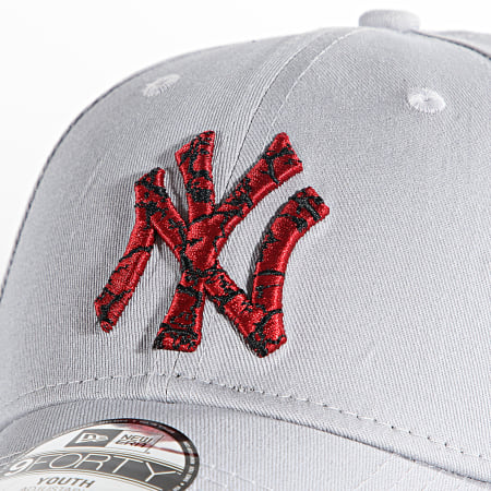 New Era - Casquette Enfant 9Forty Marble Infill New York Yankees Gris