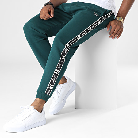 Reebok Sport Essentials Tape Verde - textil pantalones chandal