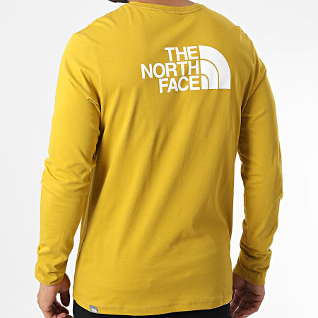 The North Face - Tee Shirt Manches Longues A2TX1 Jaune Moutarde