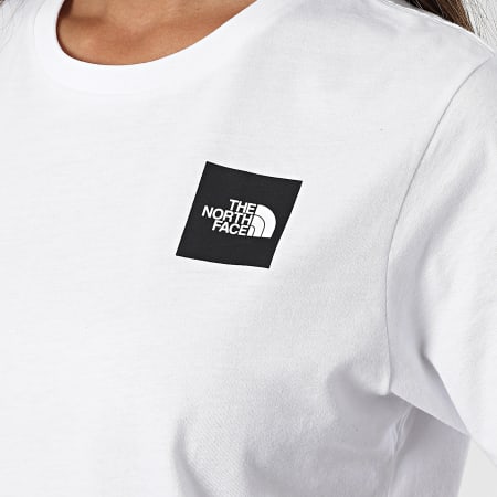 The North Face - Tee Shirt Femme Fine Top Blanc
