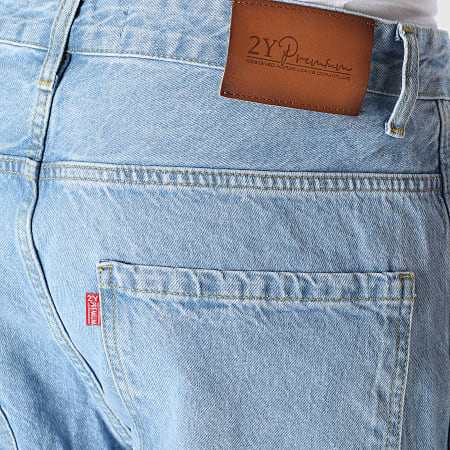 2Y Premium - Jeans Baggy B7383 Blu Denim
