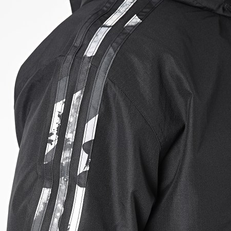 Adidas Originals - Veste Zippée Capuche A Bandes Camo HK5139 Noir
