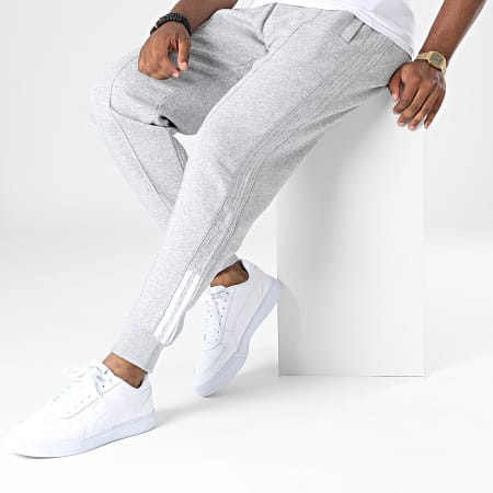 Adidas Originals - SST HI2997 Pantaloni da jogging a righe grigio erica