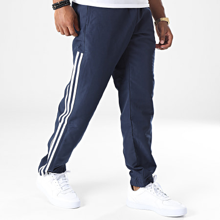 Adidas Performance - Samson EE2326 Pantalón de chándal con banda azul marino