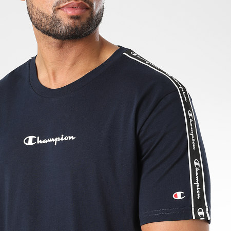 Champion - Tee Shirt A Bandes 217834 Bleu Marine