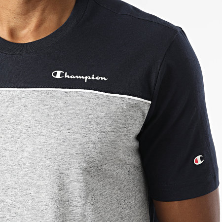 Champion - Camiseta 217855 Navy Grey Heather