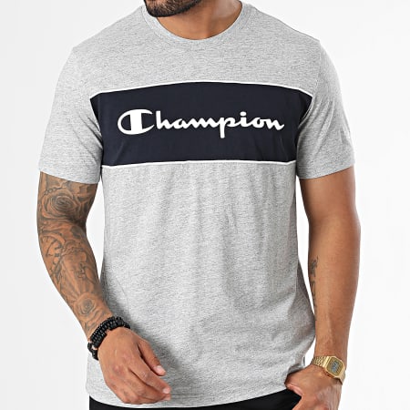 Champion - Tee Shirt 217856 Gris Chiné