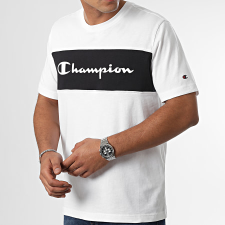 Champion - Tee Shirt 217856 Blanc