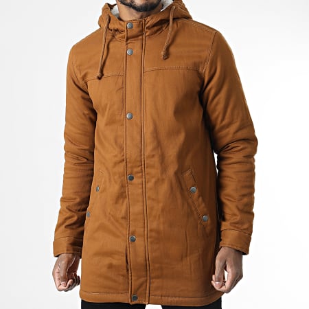 Only And Sons - Alex Teddy Parka con capucha camel