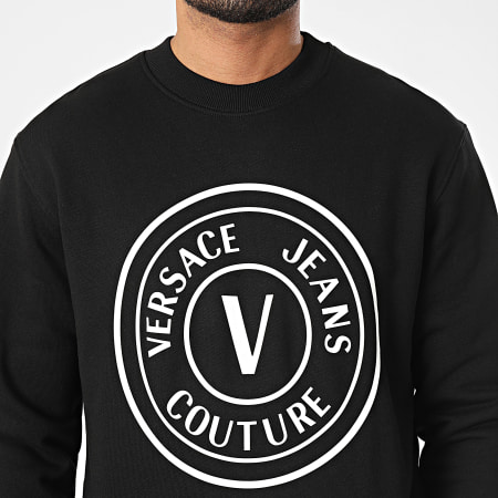 Versace Jeans Couture - Sweat Crewneck Vemblem Rub 73GAIT22 Noir